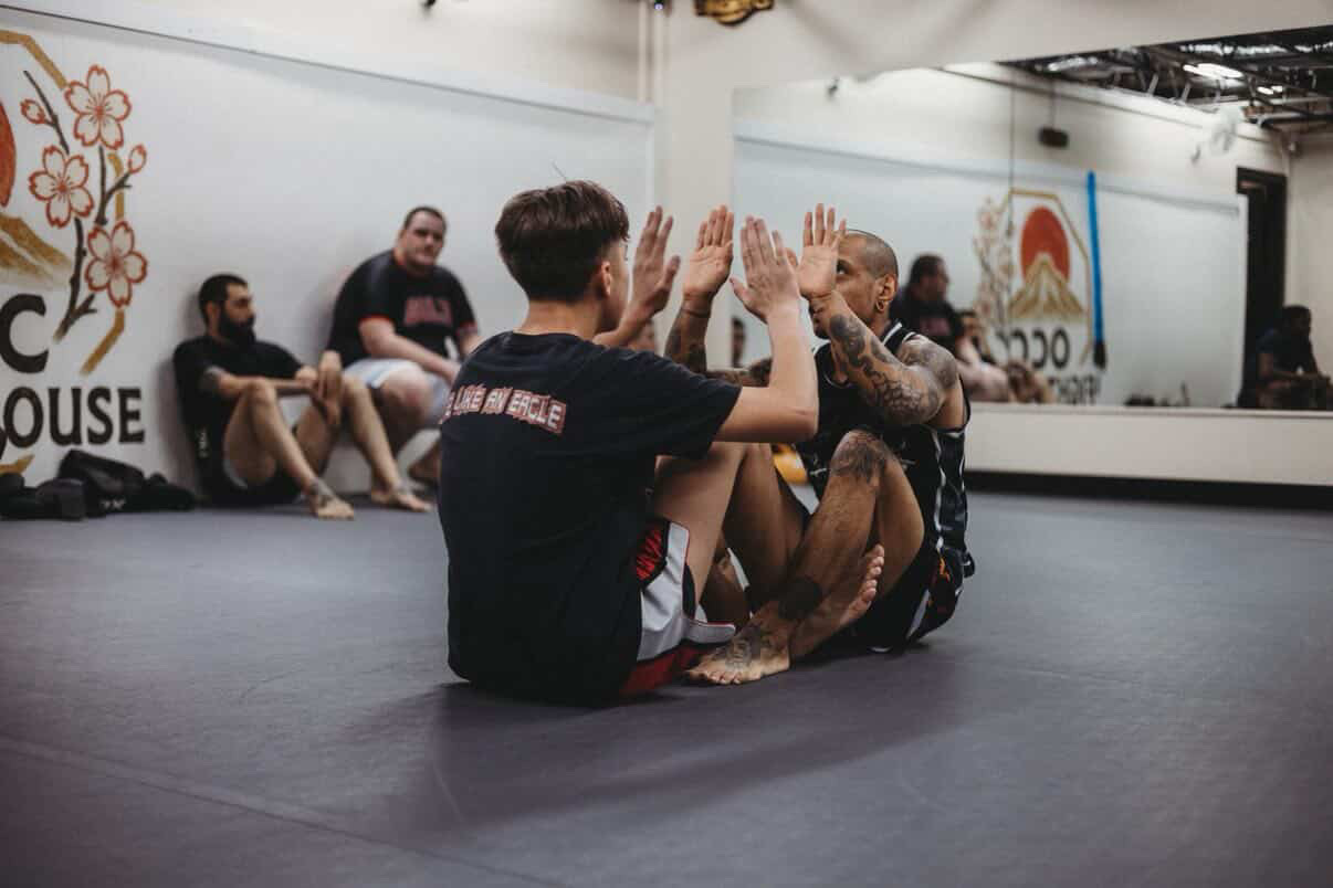 Welcoming jiu-jitsu class at OCC Fight House