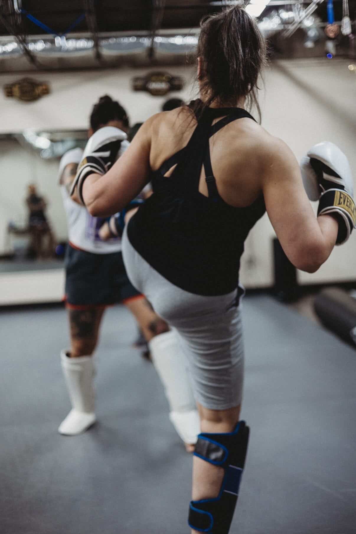 Women training Muay Thai at OCC Fight House