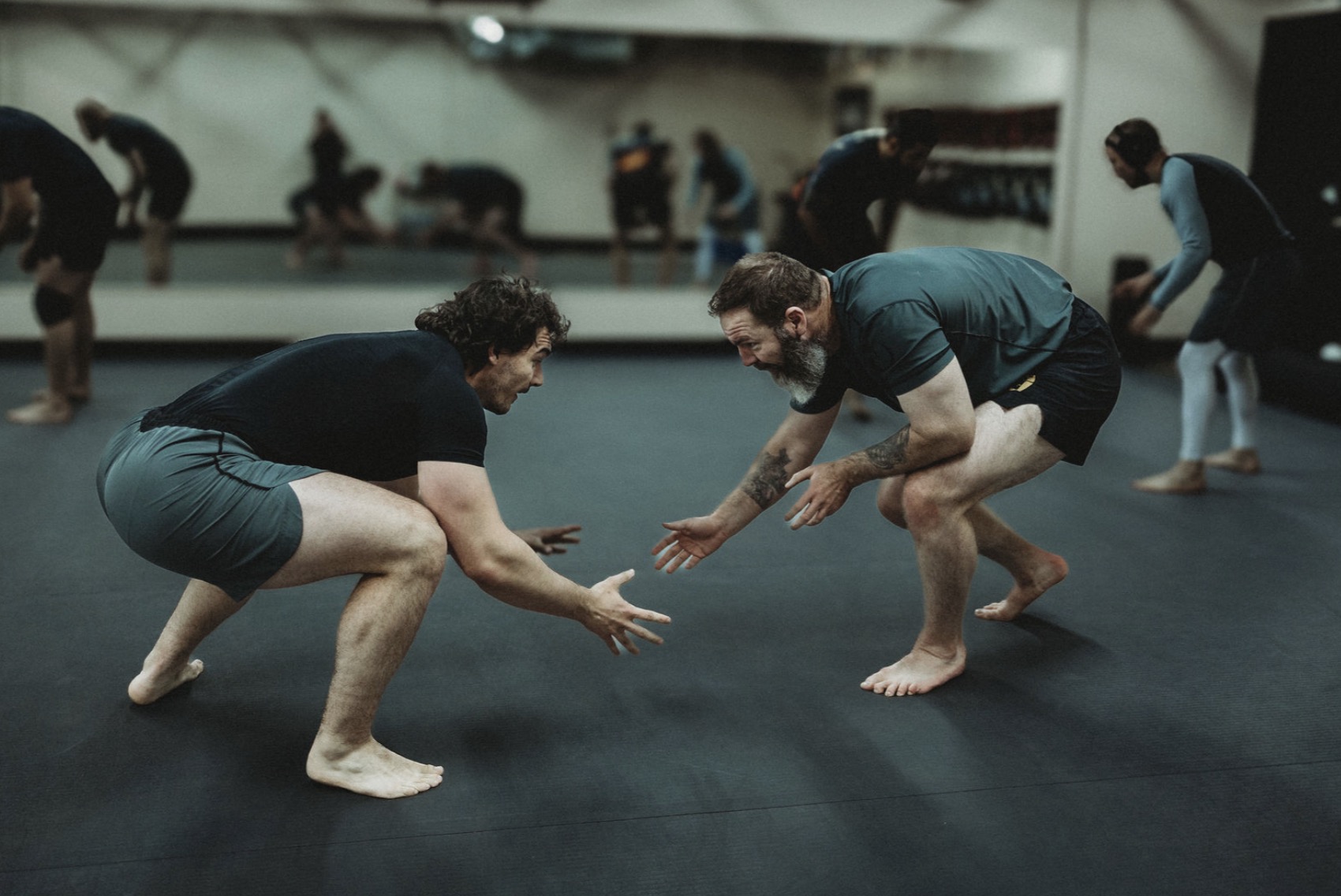 Wrestling and grappling class at OCC Fight House